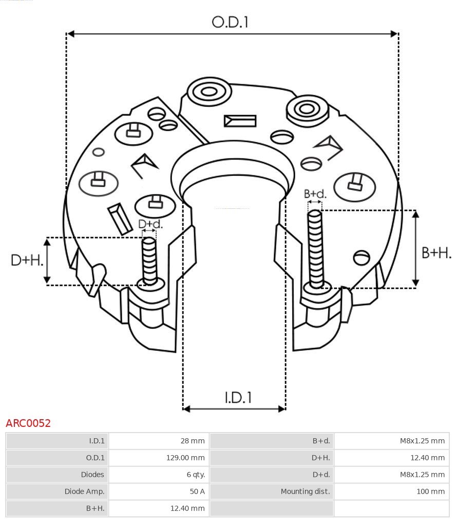 Gleichrichter, Generator AS-PL ARC0052 3