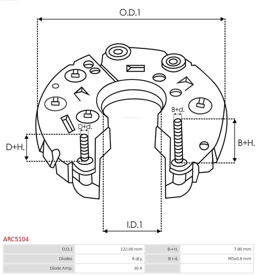 Gleichrichter, Generator AS-PL ARC5104 3