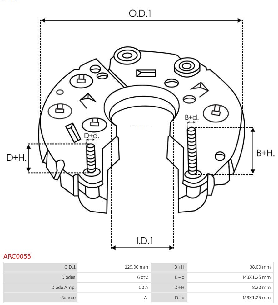 Gleichrichter, Generator AS-PL ARC0055 3