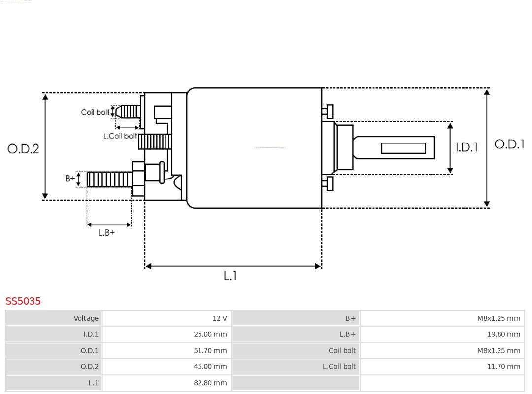 Magnetschalter, Starter AS-PL SS5035 4