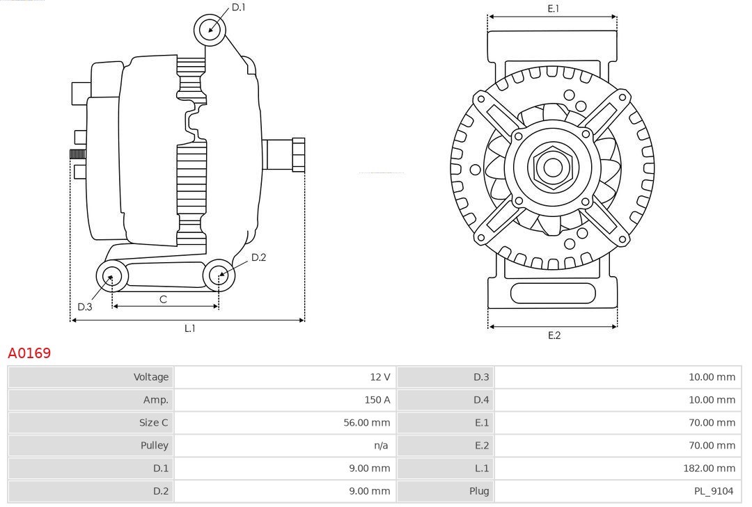 Generator AS-PL A0169 5