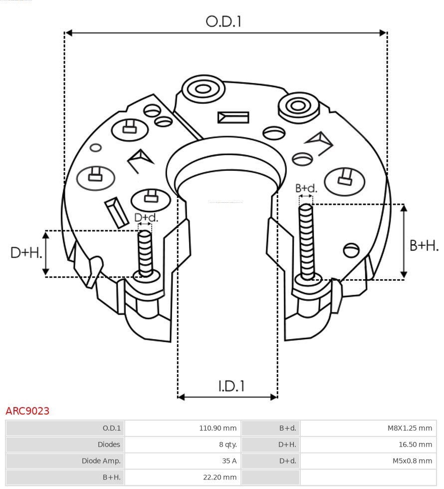 Gleichrichter, Generator AS-PL ARC9023 3