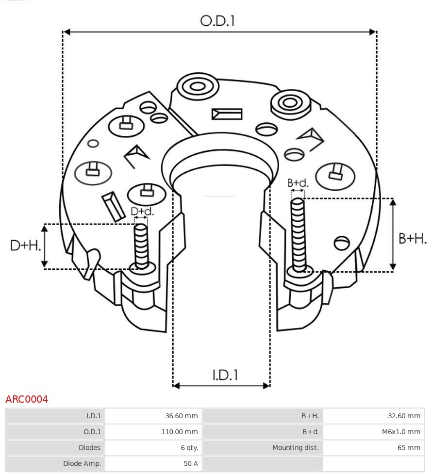 Gleichrichter, Generator AS-PL ARC0004 3