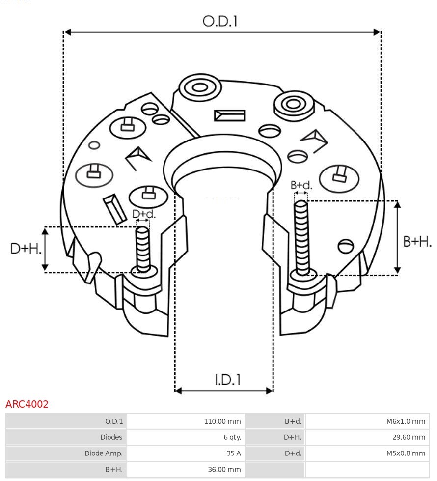 Gleichrichter, Generator AS-PL ARC4002 3
