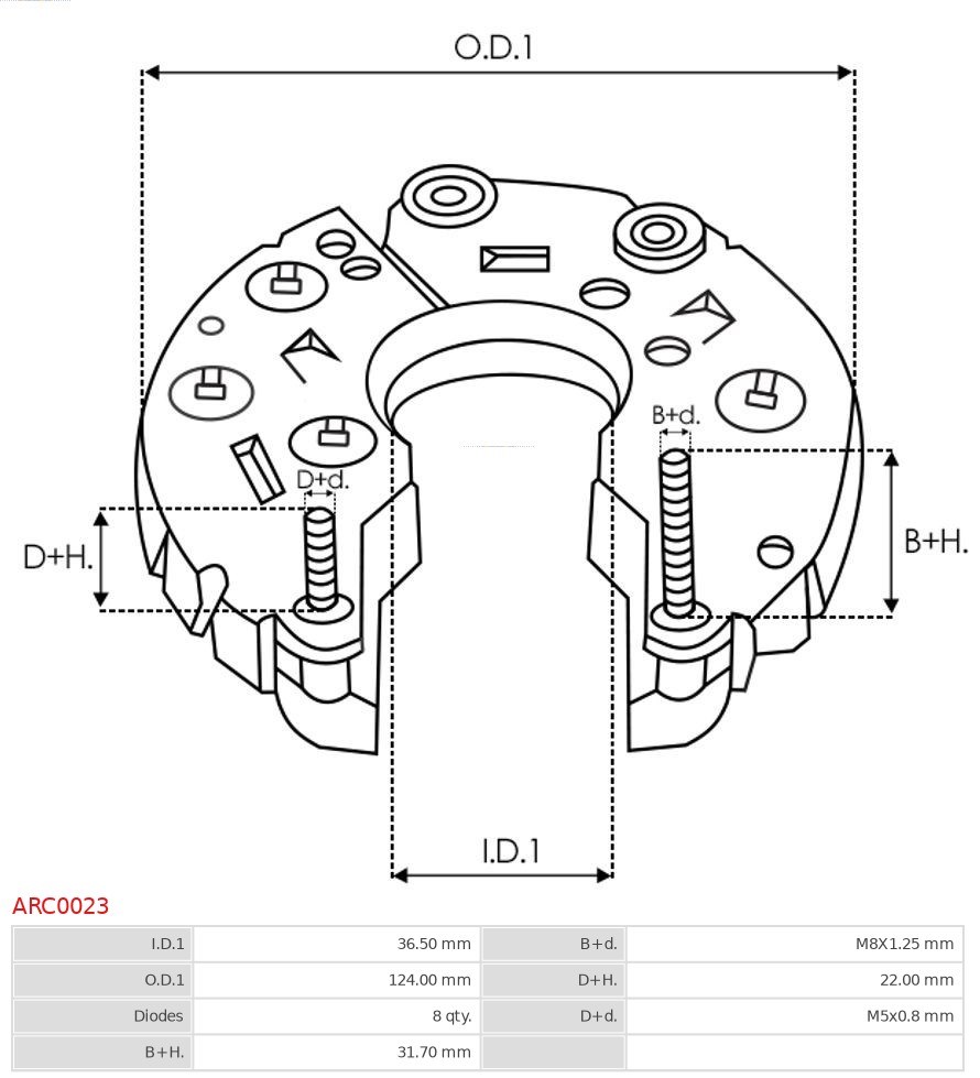 Gleichrichter, Generator AS-PL ARC0023 3