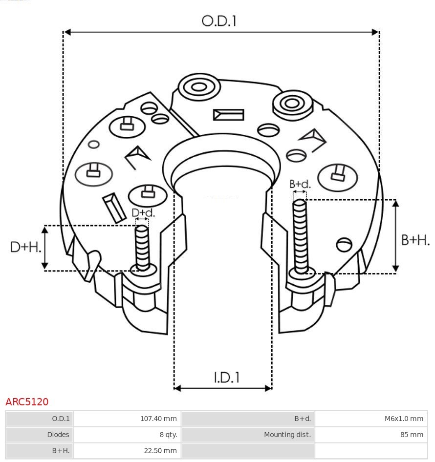 Gleichrichter, Generator AS-PL ARC5120 3