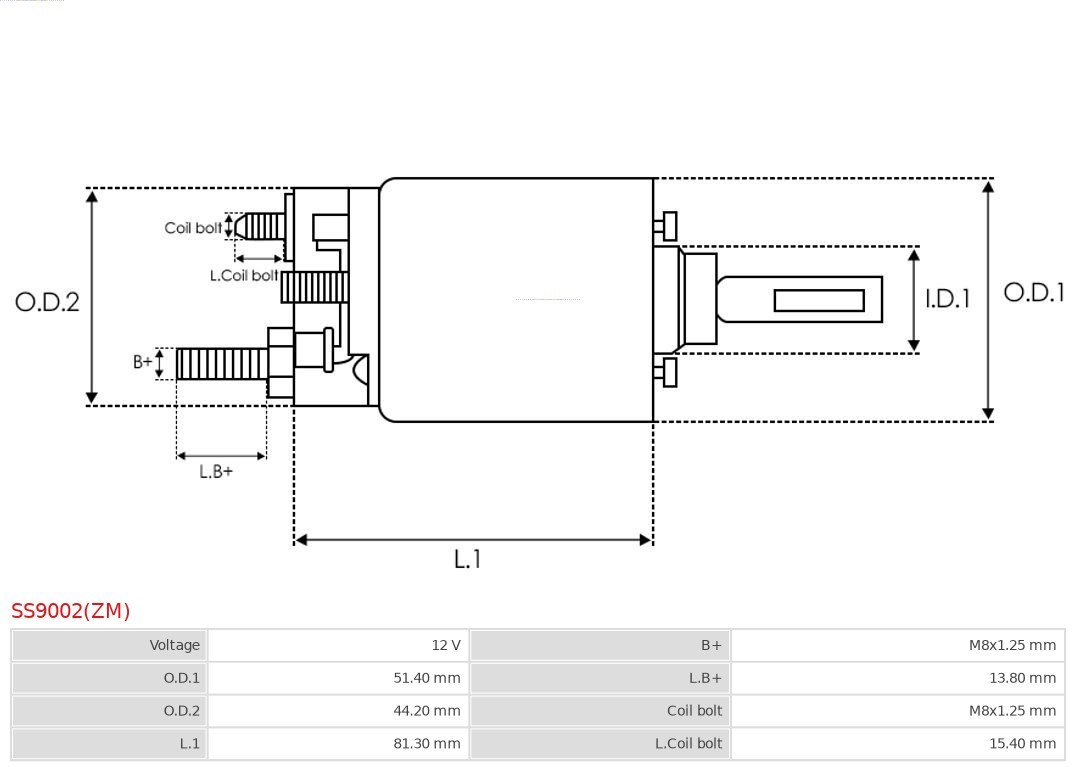 Magnetschalter, Starter AS-PL SS9002ZM 5