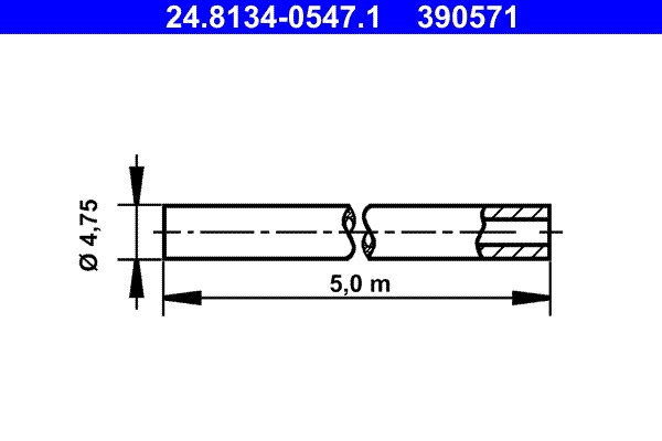 Bremsleitung ATE 24.8134-0547.1