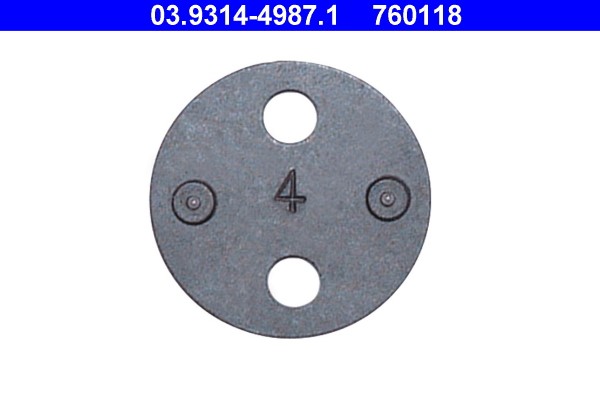 Adapter, Bremssattelkolben-Rückstellwerkzeug ATE 03.9314-4987.1