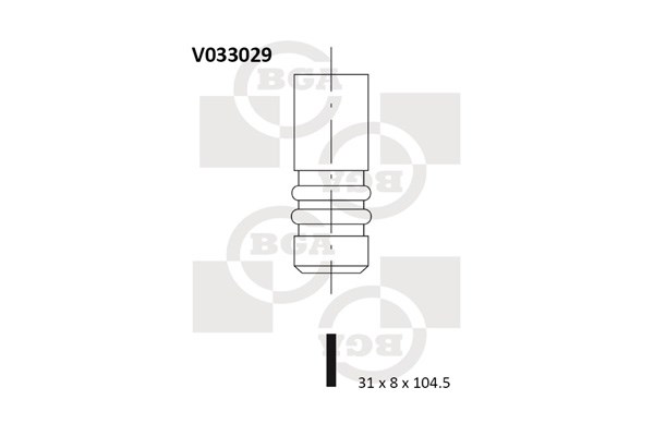 Auslassventil BGA V033029