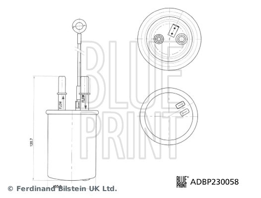 Kraftstofffilter BLUE PRINT ADBP230058 3