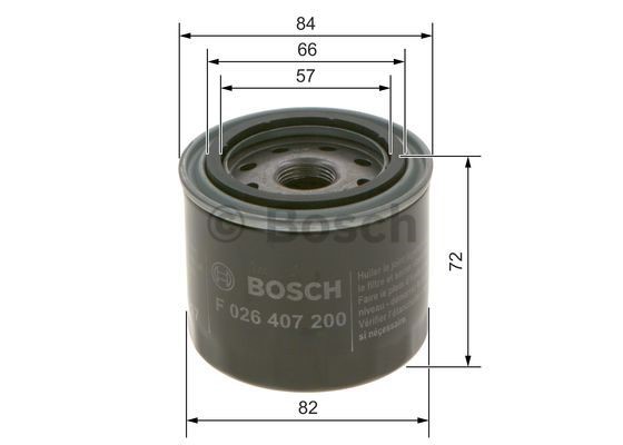 Ölfilter BOSCH F026407200 5
