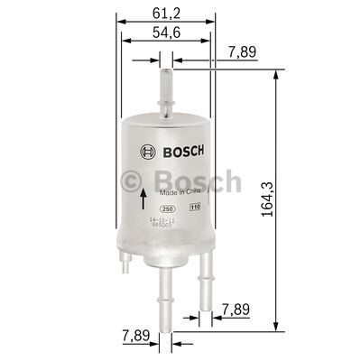 Kraftstofffilter BOSCH F026403008 5