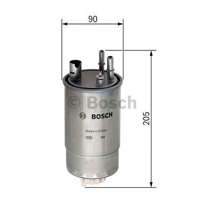 Kraftstofffilter BOSCH F026402049 5