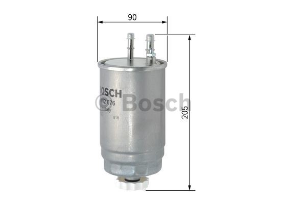 Kraftstofffilter BOSCH F026402076 5