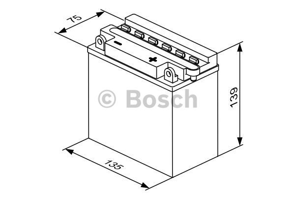 Starterbatterie BOSCH 0092M4F260 5