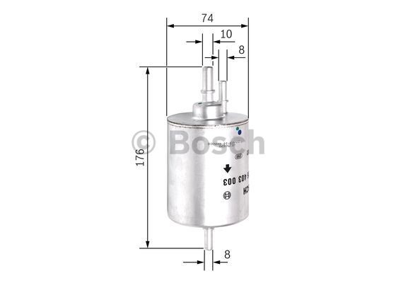 Kraftstofffilter BOSCH F026403003 5