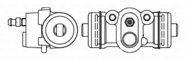 Radbremszylinder BOSCH F026002387 5