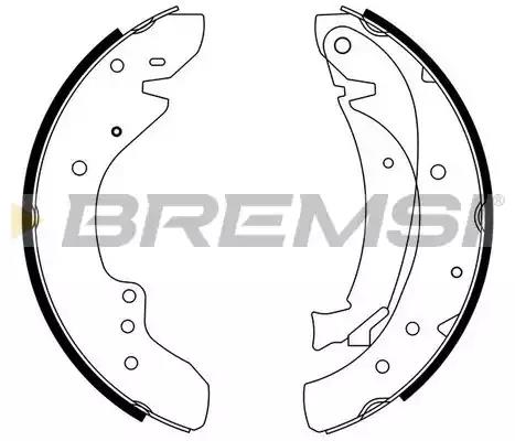 Bremsbackensatz BREMSI GF0175