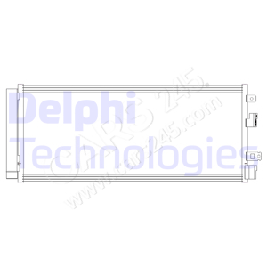 Kondensator, Klimaanlage DELPHI CF20381