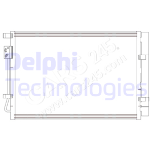 Kondensator, Klimaanlage DELPHI CF20414