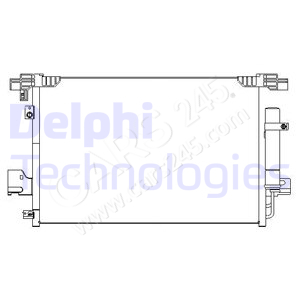 Kondensator, Klimaanlage DELPHI TSP0225648