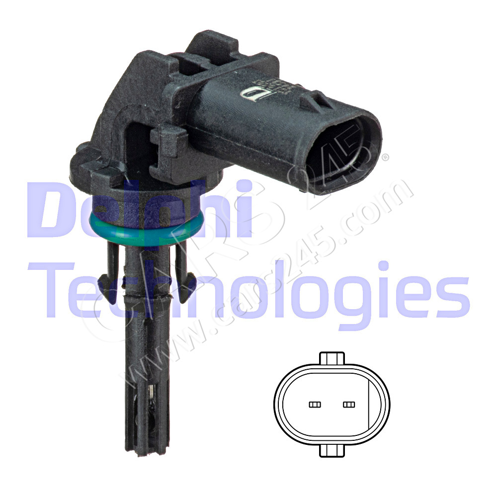 Sensor, Ansauglufttemperatur DELPHI TS10501