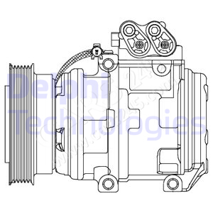 Kompressor, Klimaanlage DELPHI CS20488