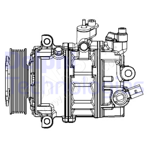Kompressor, Klimaanlage DELPHI CS20529