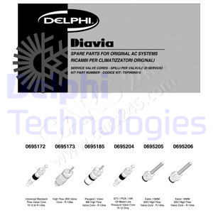 Reparatursatz, Klimaanlage DELPHI TSP0695015