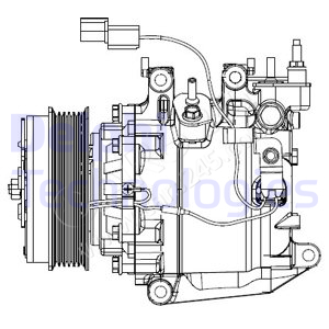 Kompressor, Klimaanlage DELPHI CS20503