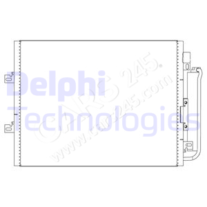 Kondensator, Klimaanlage DELPHI TSP0225592