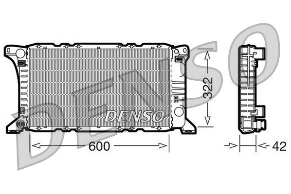 Kühler, Motorkühlung DENSO DRM10091