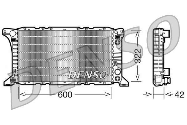 Kühler, Motorkühlung DENSO DRM10092