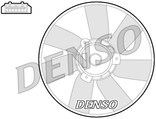 Lüfter, Motorkühlung DENSO DER32013