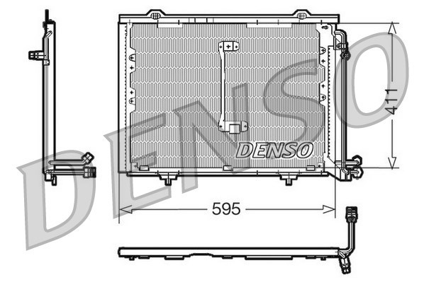 Kondensator, Klimaanlage DENSO DCN17013