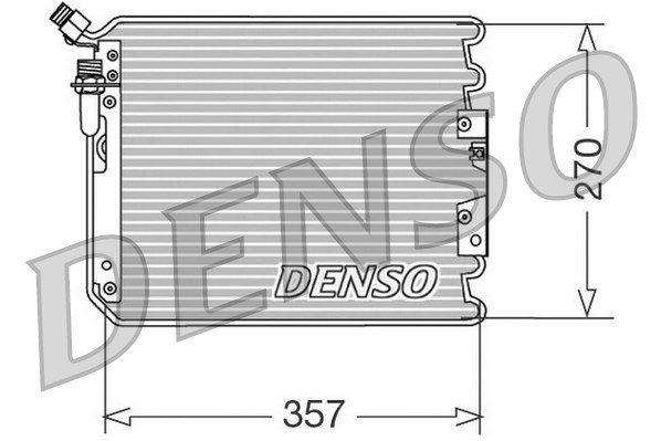 Kondensator, Klimaanlage DENSO DCN28001