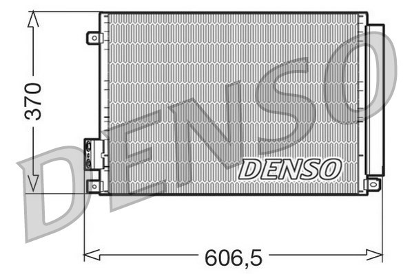 Kondensator, Klimaanlage DENSO DCN09045