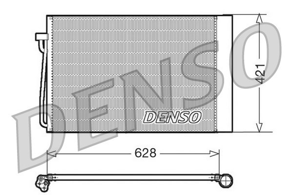 Kondensator, Klimaanlage DENSO DCN05018