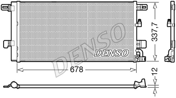 Kondensator, Klimaanlage DENSO DCN02001