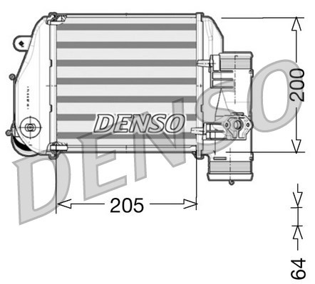 Ladeluftkühler DENSO DIT02024