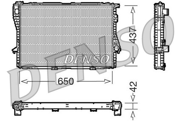 Kühler, Motorkühlung DENSO DRM05068