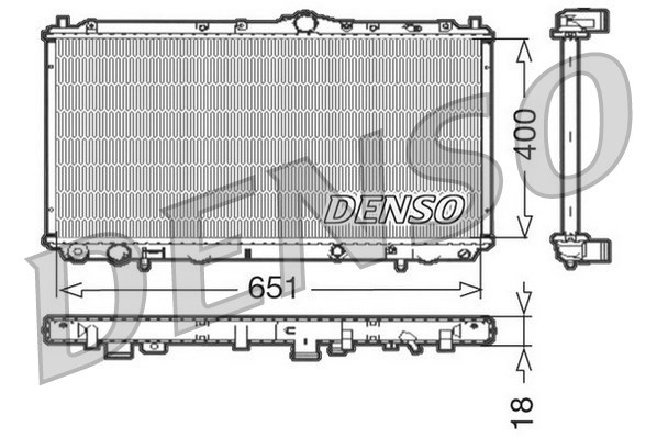 Kühler, Motorkühlung DENSO DRM33061