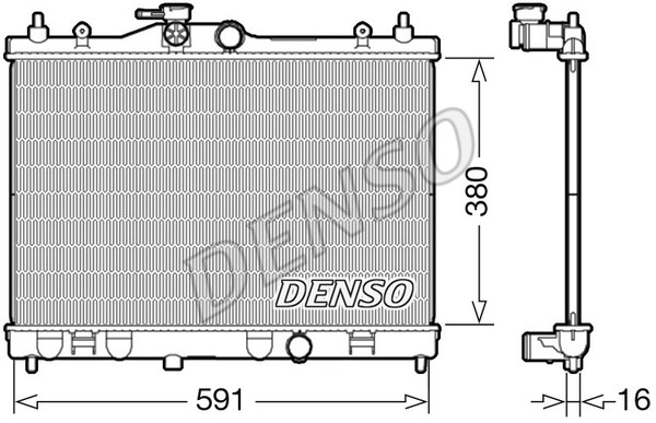 Kühler, Motorkühlung DENSO DRM46040