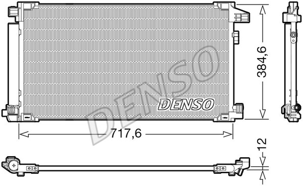 Kondensator, Klimaanlage DENSO DCN50061