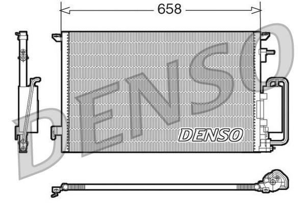 Kondensator, Klimaanlage DENSO DCN20032