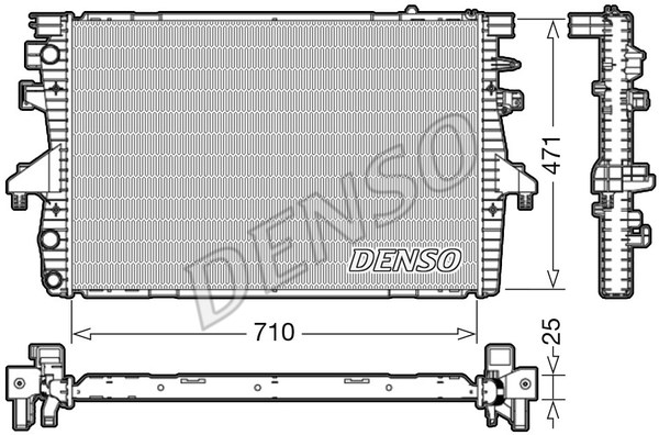 Kühler, Motorkühlung DENSO DRM32039