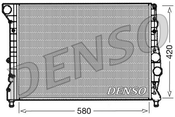 Kühler, Motorkühlung DENSO DRM01001