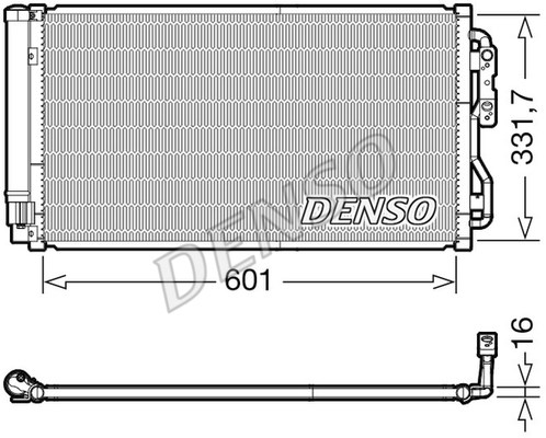 Kondensator, Klimaanlage DENSO DCN05033
