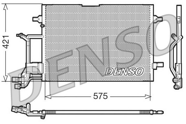 Kondensator, Klimaanlage DENSO DCN32016